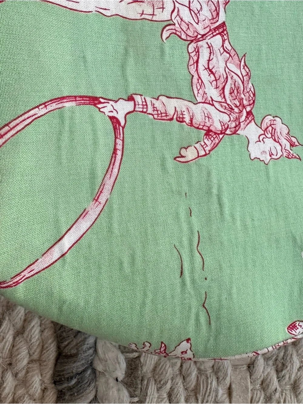 Melly M boutique purse with bamboo handed. Unique print!